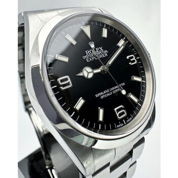 (SOLD!!) 36mm • 1999 Rolex Explorer 1 14270 Black Dial